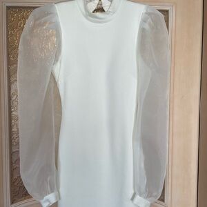 White NBD elegant dress XS